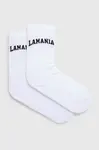 Ponožky La Mania dámské, bílá barva