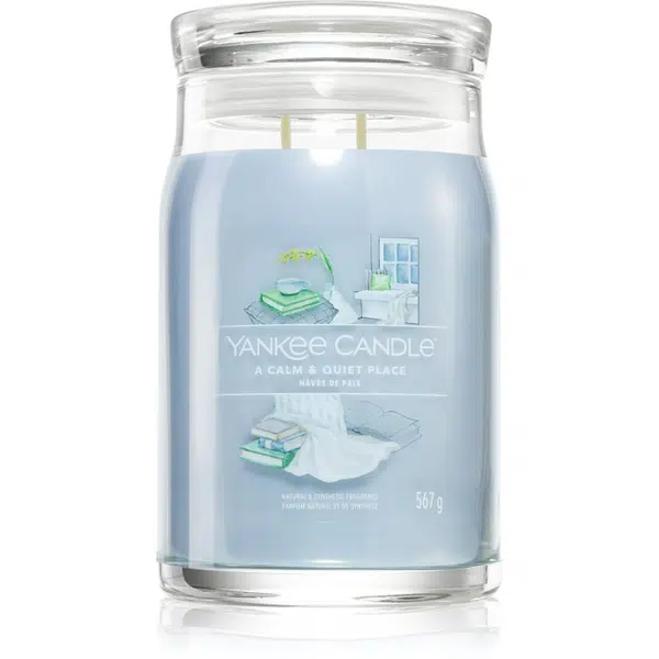 Yankee Candle A Calm & Quiet Place vonná svíčka Signature 567 g