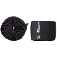 GymBeam FIRM Bandáže na kolena, černá, velikost