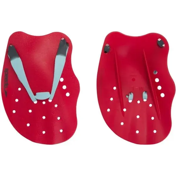 Speedo TECH PADDLE Plavecké packy, červená, velikost