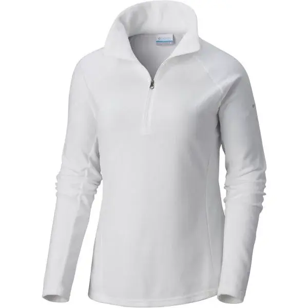 Columbia GLACIAL IV HALF ZIP Dámská outdoorová mikina, bílá, velikost