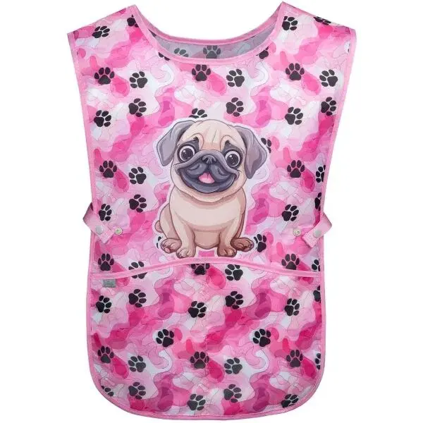 BAAGL TLAPKY Dětská zástěra, růžová, velikost