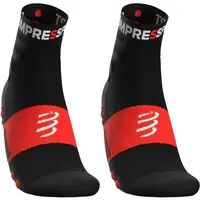 Compressport TRAINING SOCKS 2-PACK Sportovní ponožky, černá, velikost