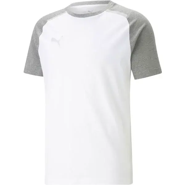 Puma TEAMCUP CASUALS TEE Fotbalové triko, bílá, velikost