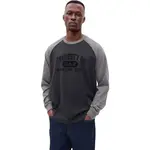 GAP LS LOGO RAGLAN Pánské tričko, tmavě šedá, velikost
