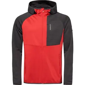 Klimatex HAGEN Pánska funkčná mikina s kapucňou, červená, veľkosť