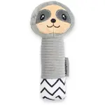 NEW BABY SLOTH Plyšová hračka s kousátkem, šedá, velikost