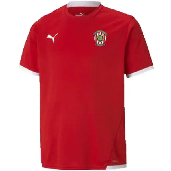 Puma TEAM LIGA JERSEY TEE JR ZBROJOVKA BRNO Juniorské fotbalové triko, červená, velikost
