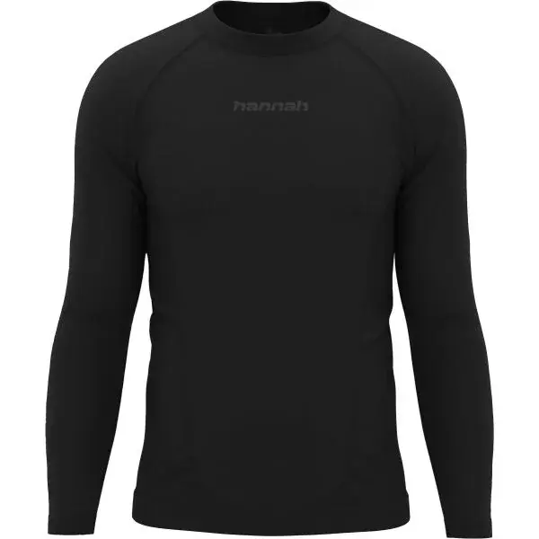 Hannah ACTIVE TS L/S Pánské funkční tričko, černá, velikost