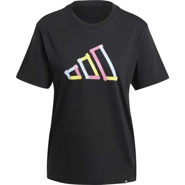 adidas TECH FILL TEE Dámské triko, černá, velikost