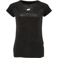 Lotto WORKOUT PURE TEE Dámské sportovní tričko, černá, velikost