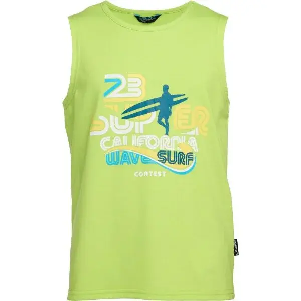 Lewro LAKEMAN Chlapecké tílko, světle zelená, velikost 164-170