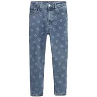 GAP V-SP MOM JEAN Dívčí džíny, modrá, velikost 5Y