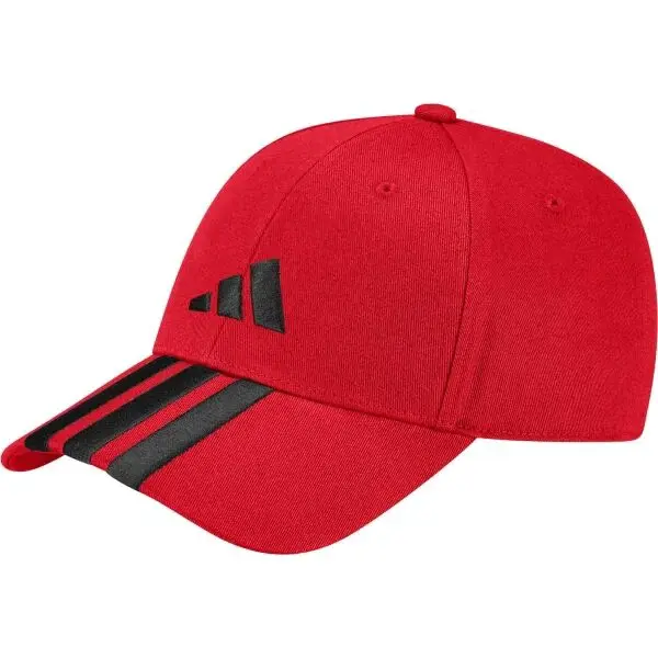adidas B-BALL CAP Kšiltovka, červená, velikost