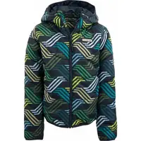 ALPINE PRO DERVO Dětská zimní bunda, zelená, velikost 128-134