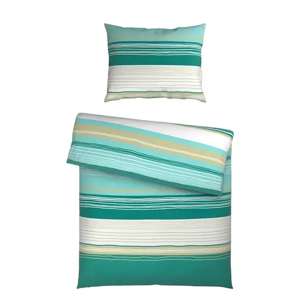 Esposa POVLEČENÍ, satén, modrá, 140/200 cm