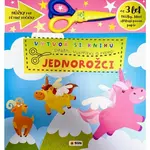 Vytvoř knihu Jednorožci - Přečti, vystřihni, nalep 3+ (poškozená)