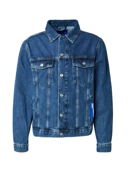 KARL LAGERFELD JEANS Prechodná bunda  modrá denim