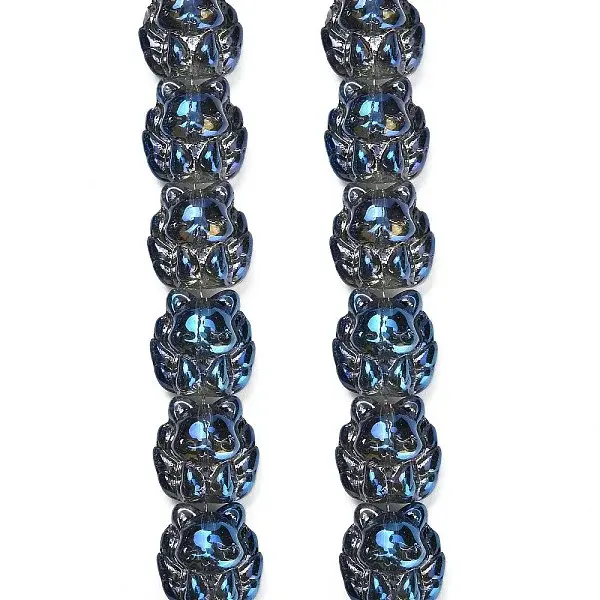 Electroplate Glass Bead Strands