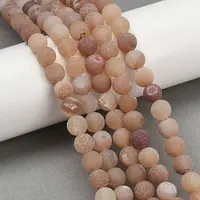 Natural Druzy Agate Beads Strands
