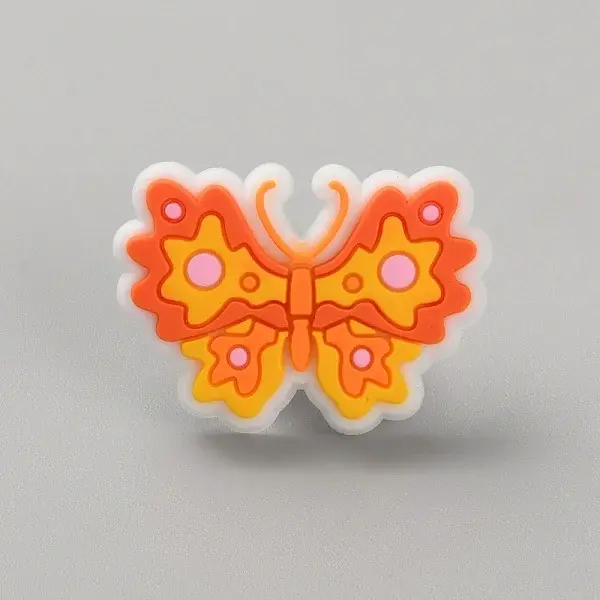 Butterfly Plastic Cartoon Style Straw Toppers