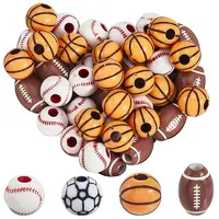200Pcs 4 Styles Acrylic Beads