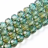 Baking Paint Transparent Glass Beads