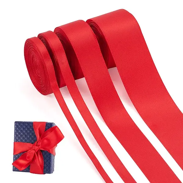 40 Yards 4 Styles Double Face Polyester Ribbons
