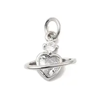 Brass Pave Cubic Zirconia Pendants