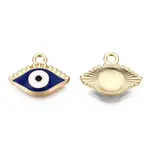 Light Gold Plated Alloy Enamel Pendants