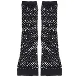 Nylon Mesh Long Gloves