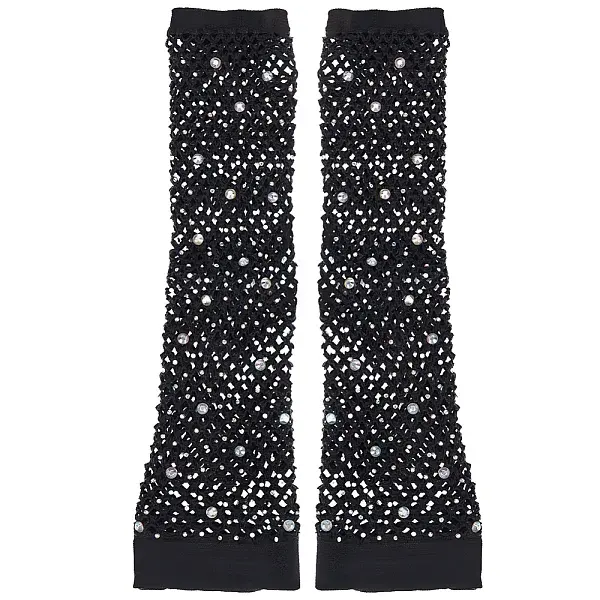 Nylon Mesh Long Gloves