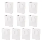 Folding Kraft Paper Gift Bags with Handle