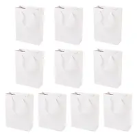 Folding Kraft Paper Gift Bags with Handle