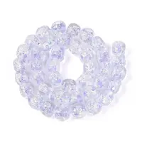 Handmade Foil Lampwork Beads Strands