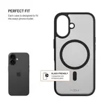 Zadní kryt FIXED MagMisty s podporou MagSafe pro Apple iPhone 17, černá