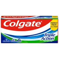 COLGATE zubní pasta Triple Action 2 x 75 ml