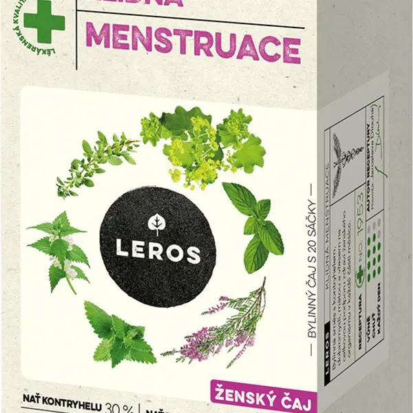 LEROS Čaj klidná menstruace 20 x 1.5 g