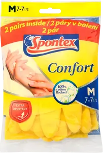 SPONTEX Confort rukavice vel. M, 2 páry 2 x 2 ks