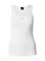 PINKO Top 'CALCOLATORE'  biela