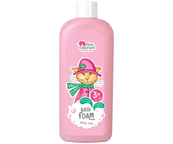 Dětská pěna do koupele Pink Elephant Kočička Lisa - 500 ml