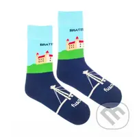 Ponožky Bratislava: Bratislavsky hrad L (Unisex veľkosť L (veľkosť 43-46))