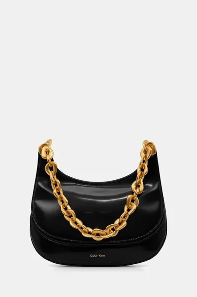 Kožená kabelka Calvin Klein