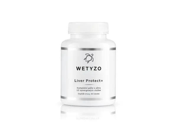 WETYZO Liver Protect+ činnost jater a trávení. 60 kapslí