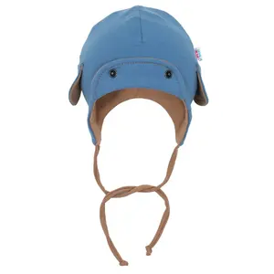 New Baby Jarní kojenecká čepička  Special One modrá, vel. 86 (12-18m)