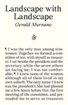 Landscape with Landscape - Gerald Murnane