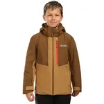 KILPI DENVER Chlapčenská lyžiarska bunda, hnedá, veľkosť