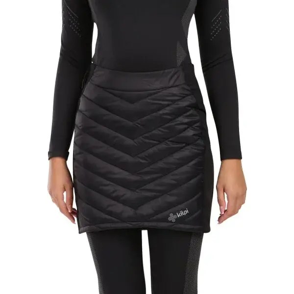 KILPI TANY Dámska zateplená sukňa, čierna, veľkosť