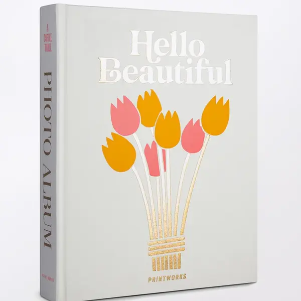 PrintWorks Photo Album - Hello Beautiful Beige Multi
