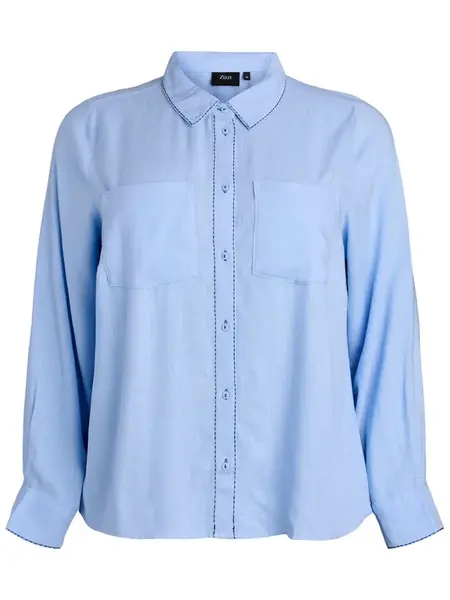 Zizzi Blúzka 'Esmile'  svetlomodrá
